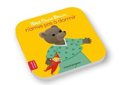 Couverture de « Petit Ours Brun n’arrive pas à dormir »