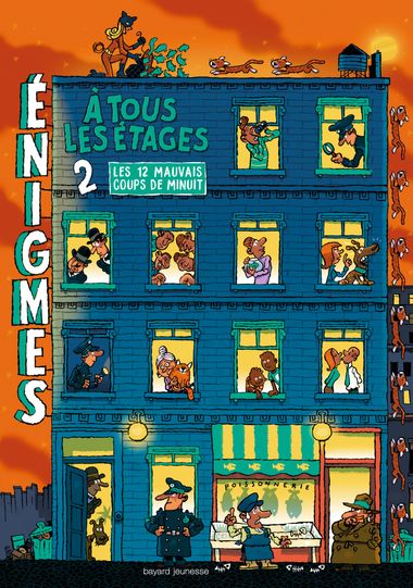 Couverture de « NE Enigmes à tous les étages Tome 2 Les douze mauvais coups de minuit »