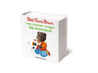 Couverture de « Mon premier imagier des animaux Petit Ours Brun »