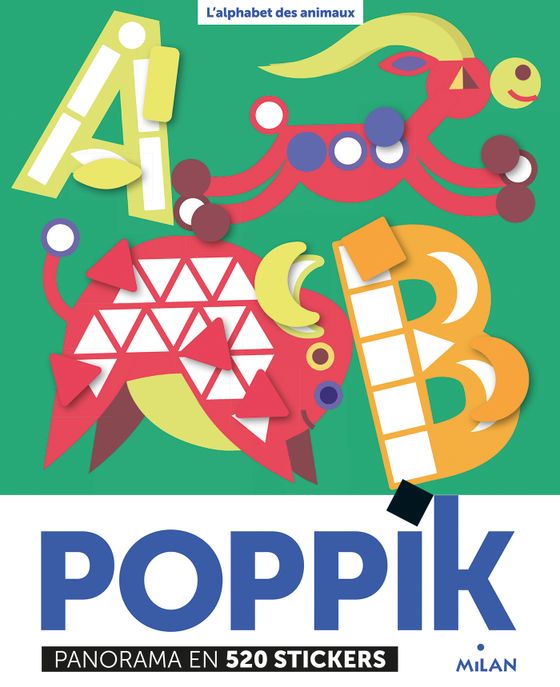 Couverture de L’alphabet des animaux  – Poppik