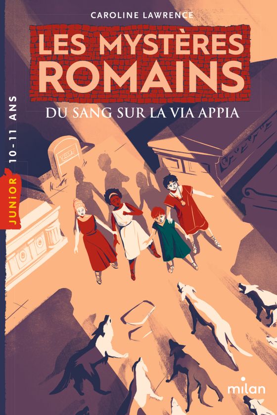 Couverture de Les Mystères romains_#1_Du sang sur la via Appia NNE