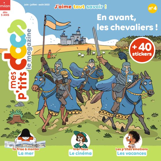 Couverture de Magazine P'tits docs n°4 - Les Chevaliers