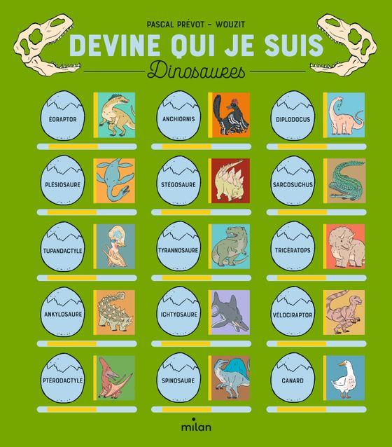 Couverture de Devine qui je suis - Les dinosaures