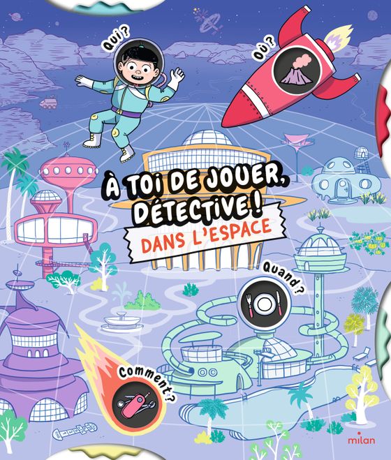 Couverture de À toi de jouer, détective! Dans l'espace
