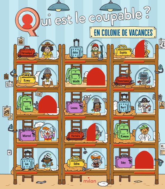 Couverture de Qui est le coupable en colonie de vacances 