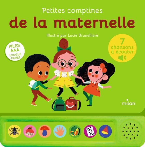 Couverture de Petites comptines de la maternelle
