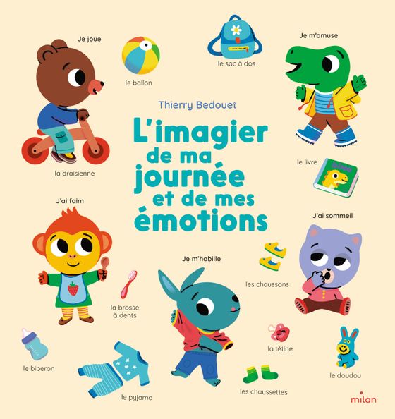 Couverture de L'imagier de ma journée et de mes émotions 