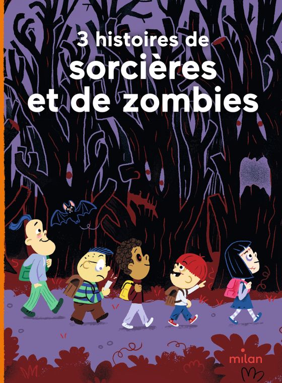 Couverture de 3 histoires de sorcières et de zombies 