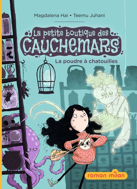 Couverture de La petite boutique des cauchemars - La poudre à chatouilles