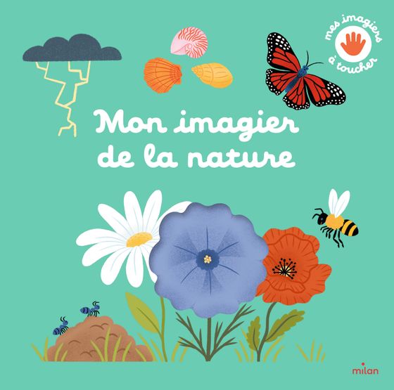 Couverture de Mon imagier de la nature à toucher