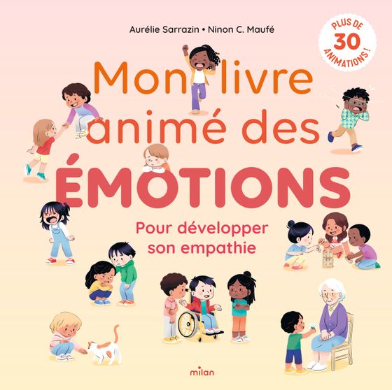 Couverture de Mon livre animé des émotions - Pour développer son empathie