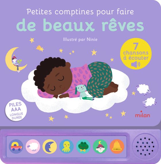 Couverture de Petites comptines pour faire de beaux rêves