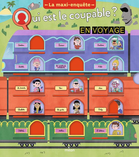Couverture de Qui est le coupable en voyage ? - La maxi-enquête