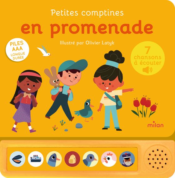 Couverture de Petites comptines en promenade