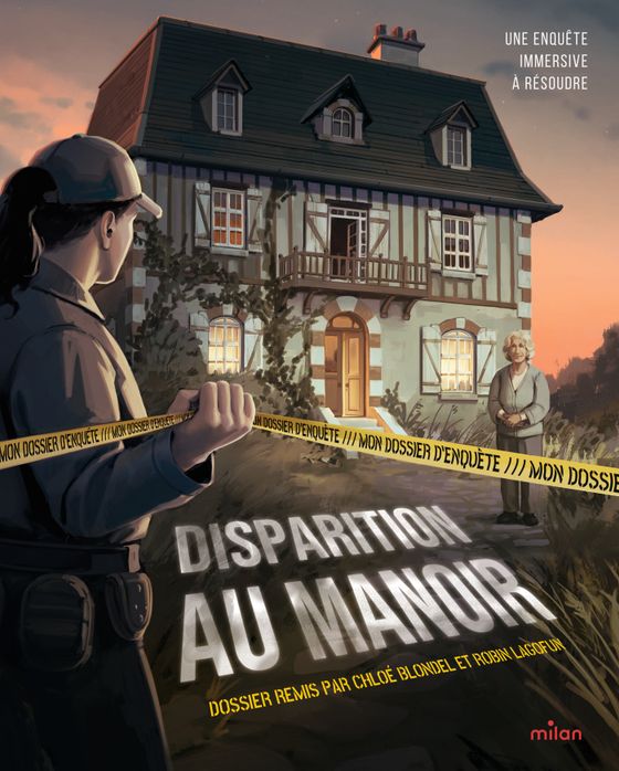Couverture de Mon dossier d’enquête - Disparition au manoir