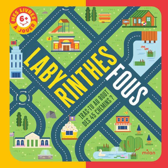 Couverture de Labyrinthes fous - Iras-tu au bout des 45 chemins ?