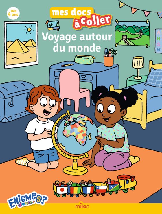 Couverture de Enigmes - Voyage autour du monde