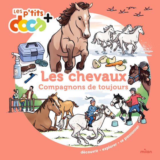 Couverture de Les chevaux