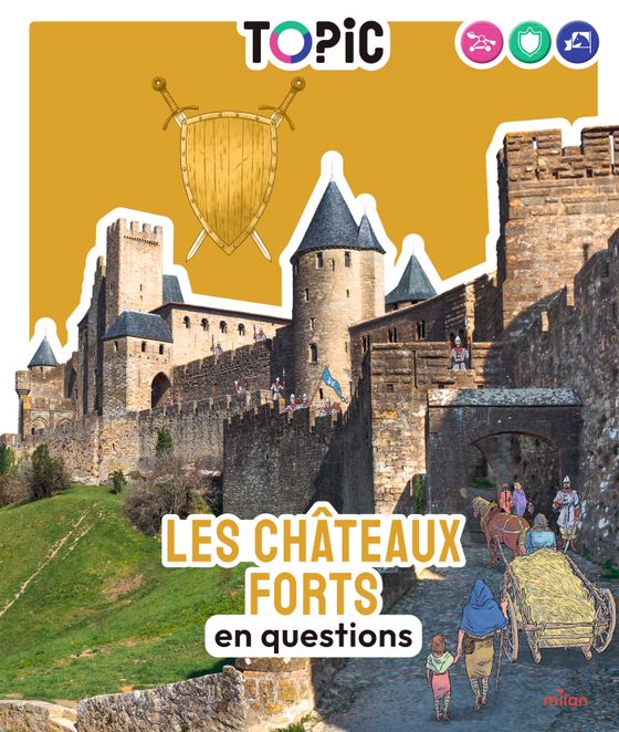 Couverture de Les châteaux forts