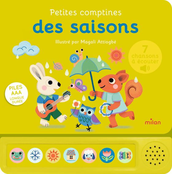 Couverture de Petites comptines des saisons