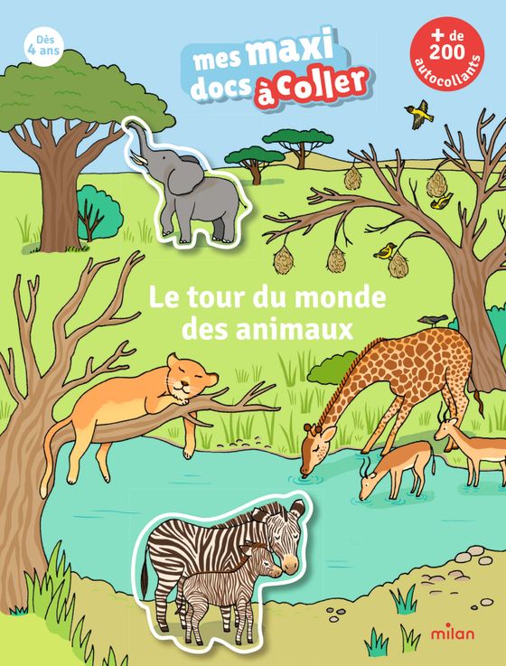 Couverture de Le Tour du monde des animaux - 