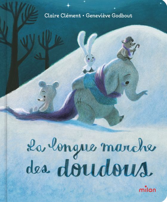 Couverture de La longue marche des doudous - tout-carton
