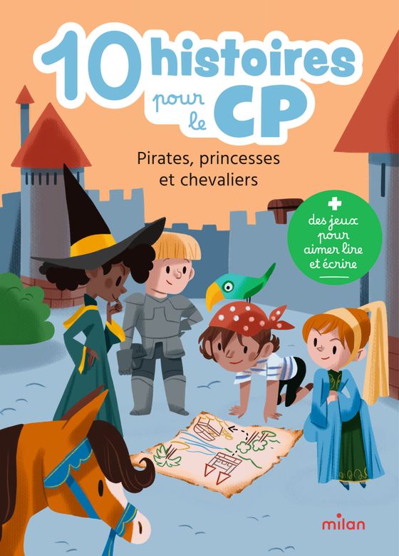 Couverture de 10 histoires pour le CP - Pirates, princesses et chevaliers