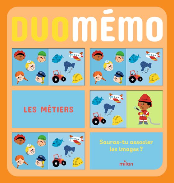 Couverture de Duo mémo - Les métiers - Sauras-tu associer les images ?