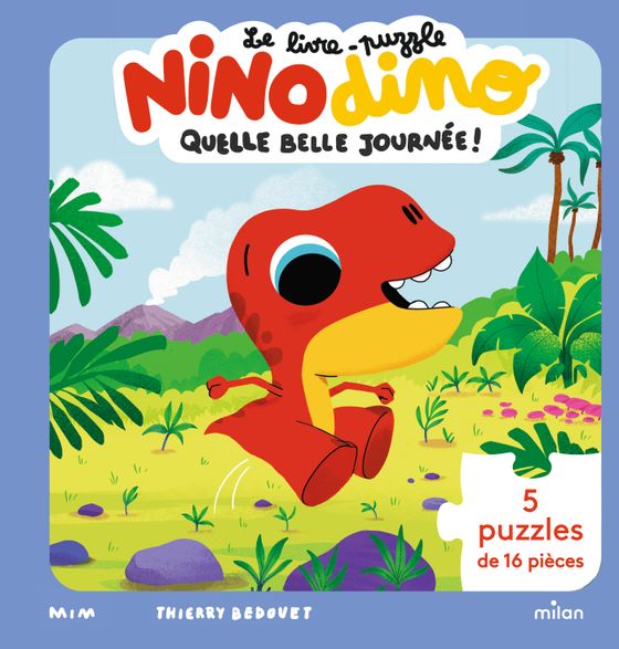 Couverture de Le livre-puzzle de Nino Dino - Quelle belle journée ! 