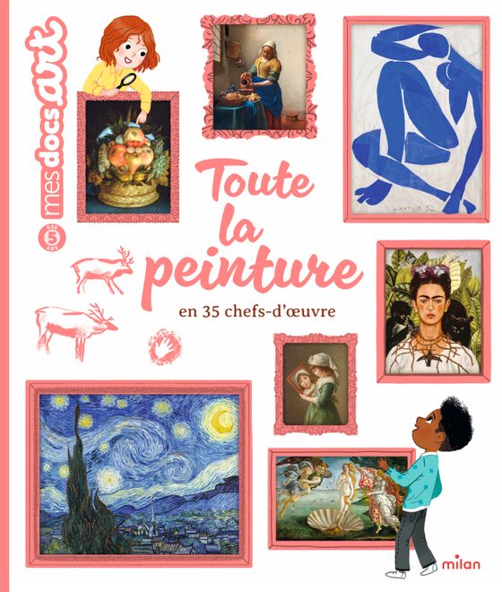 Couverture de Mes docs art - Toute la peinture - dès 5 ans 