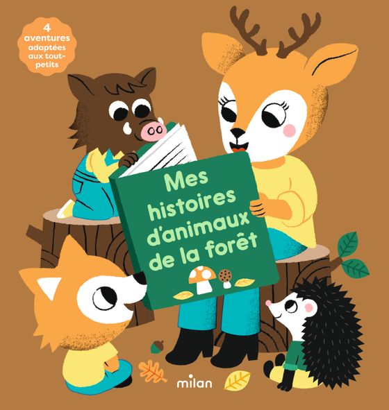 Couverture de Mes histoires d’animaux de la forêt