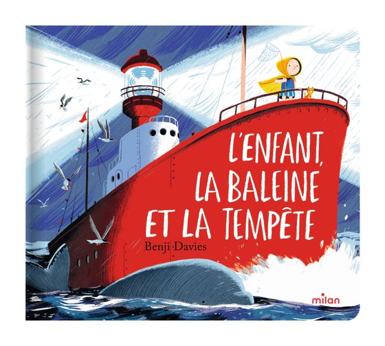 Couverture de L’enfant, la baleine et la tempête tout-carton