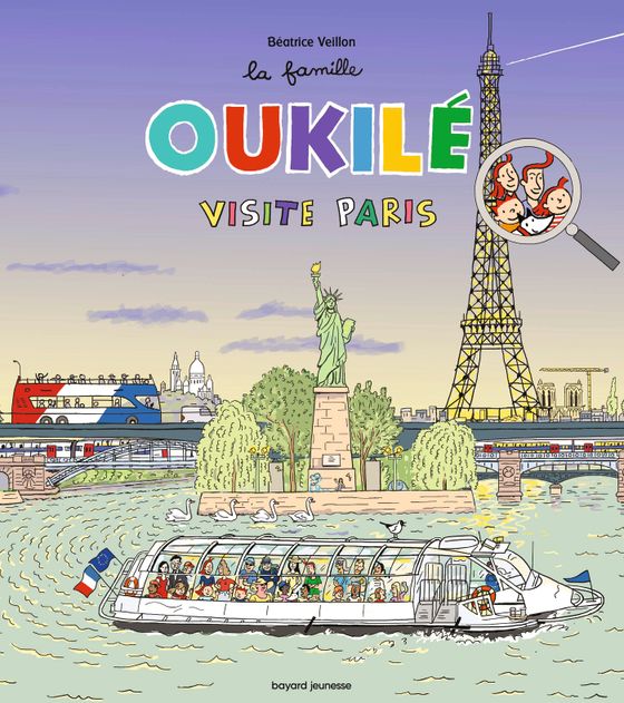Couverture de La famille Oukilé visite Paris
