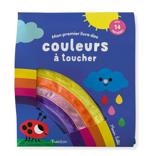Couverture de Mon premier livre des couleurs à toucher