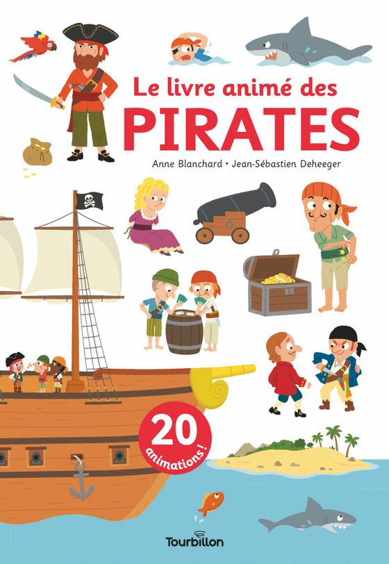 Couverture de Le livre animé des pirates