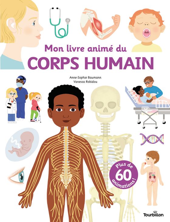 Couverture de Mon livre animé du corps humain
