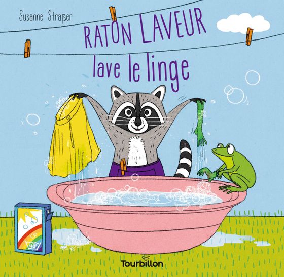 Couverture de Raton laveur lave le linge
