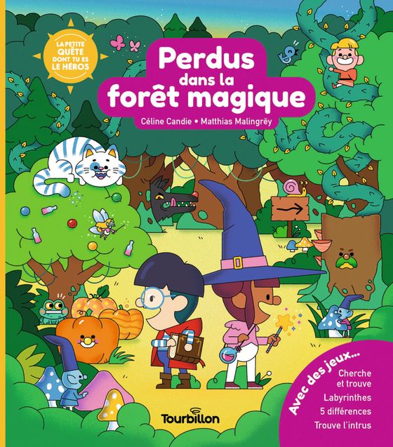 Couverture de Perdus dans la forêt magique