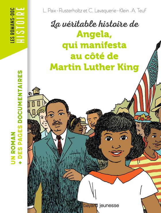 Couverture de La véritable histoire d'Angela, qui manifesta au côté de Martin Luther King
