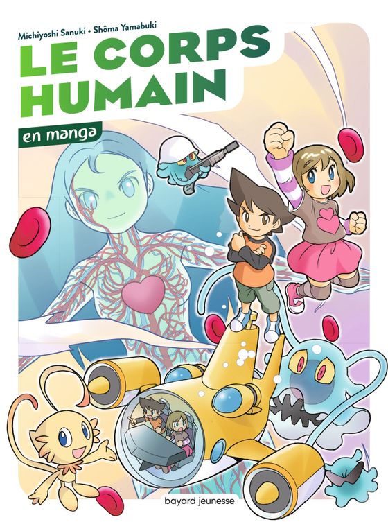 Couverture de Le corps humain en manga