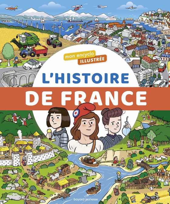 Couverture de L'encyclo illustrée de l'histoire de France