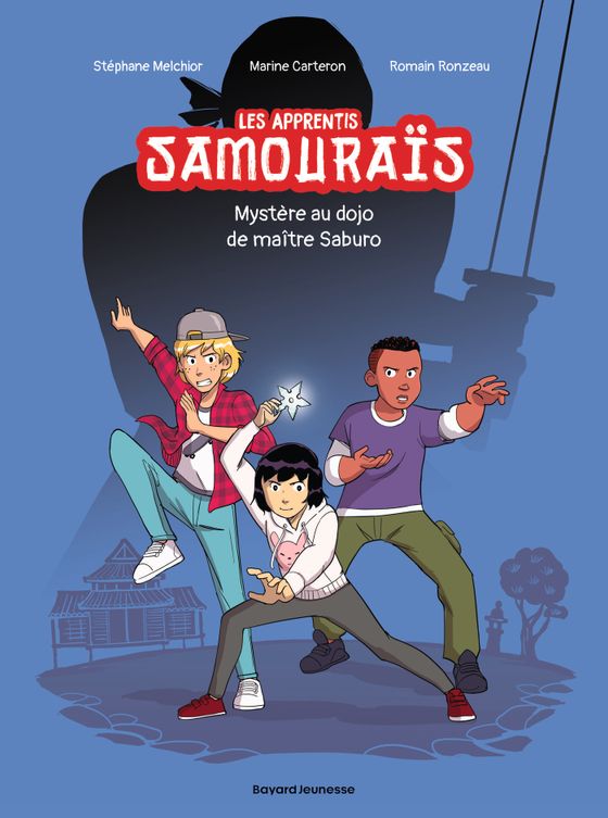 Couverture de Les apprentis samouraïs - Mystère au dojo de maître Saburo