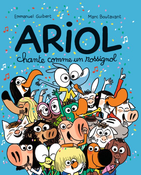 Couverture de Ariol chante comme un rossignol