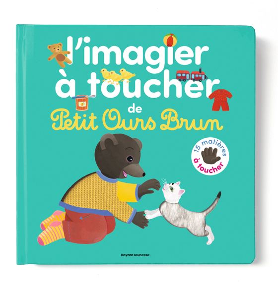 Couverture de L'imagier à toucher de Petit Ours Brun