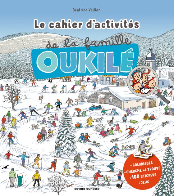 Couverture de Le cahier d'activités de la famille Oukilé - Hiver