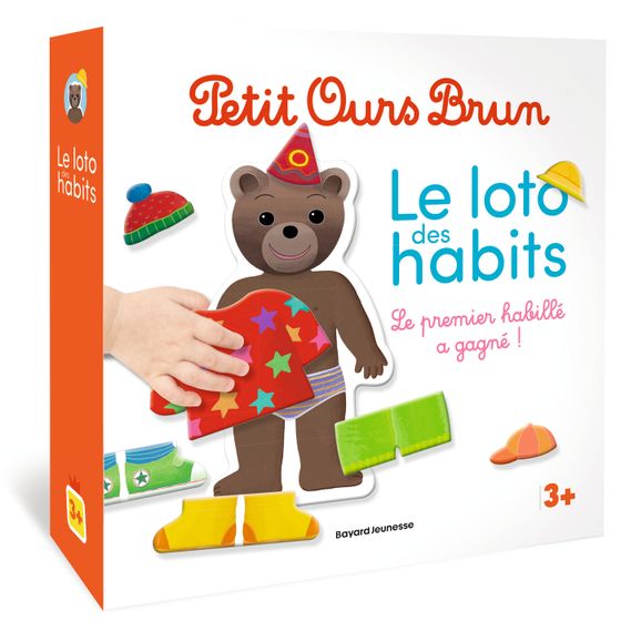 Couverture de Jeu Petit Ours Brun - Le loto des habits
