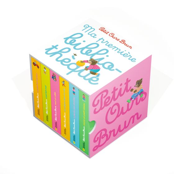 Couverture de Petit ours Brun - Ma première bibliothèque - Dès 2 ans