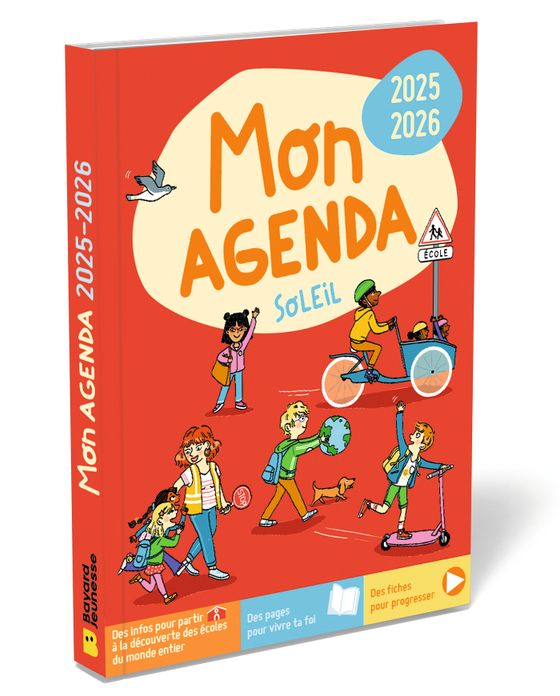 Couverture de Mon agenda soleil 2025-2026
