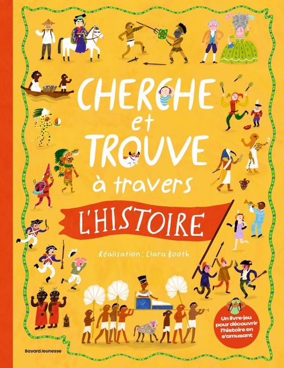 Couverture de Cherche et trouve à travers l'histoire