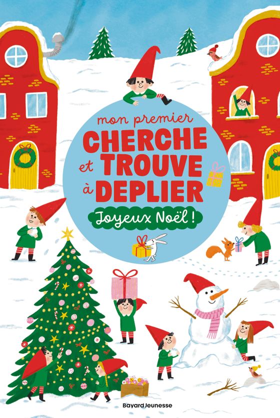 Couverture de Mon premier cherche et trouve à déplier - Joyeux Noël !